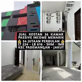 JUAL KOS KOST KOSAN KOSTAN 36 KAMAR DI PADEMANGAN JAKARTA UTARA