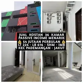 JUAL KOS KOST KOSAN KOSTAN 36 KAMAR DI PADEMANGAN JAKARTA UTARA