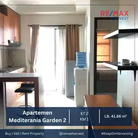 DISEWA APARTEMEN MEDITERANIA GARDEN 2 TOWER GARDENA 2BR FULL FURNISH