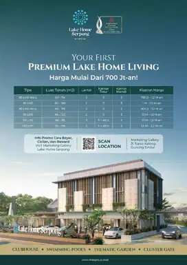 Terlaris di serpong lake home serpong