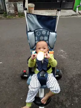 Stroller baby roda 3
