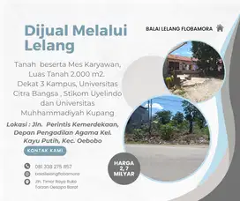 Dijual melalui Lelang