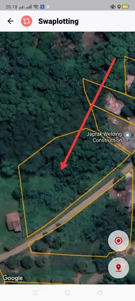 dijual tanah dimekarsari kec. rumpin
