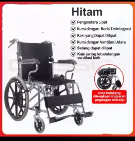 Kursi roda lipat baru