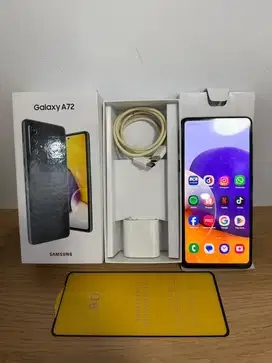 Samsung A72 Hitam 8/128GB Resmi SEIN fullset Mulus, Pemakaian Apik