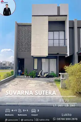 Dijual Rumah di Suvarna Sutera Siap Huni Carport Luas Surat SHM