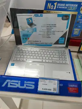 Kredit laptop Asus Celeron HD promo 0% dan gratis 1x cicilan