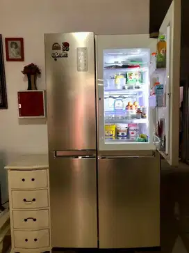 Dijual Kulkas LG 2 Pintu Side By Side Shiny Gold
