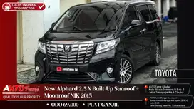 Toyota New Alphard 2.5 X Built-Up Sunroof + Moonroof NIK 2015