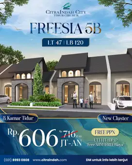Rumah Gaya Eropa, Eropa, Freesia 5B Citra Indah Cileungsi