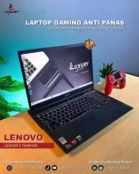 LAPTOP LENOVO LEGION 5 15ARH05 RYZEN 7 GTX 1650TI 4GB SSD RAM SECOND