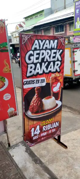 Franchise waralaba dan peluang usaha reato I am Geprek Bakar terlaris