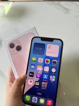 Iphone 13 128gb all operator mulusss warna rose gold