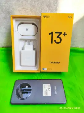 Realme 13+ 5G 12/256 Fullset ori segel mulus garansi ON