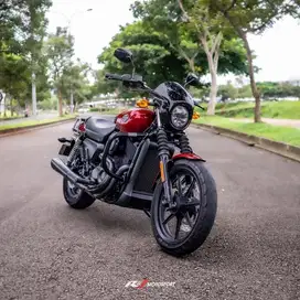 (Full paper) Harley Davidson Street 500 Nik 2015 Warna Merah Low Km