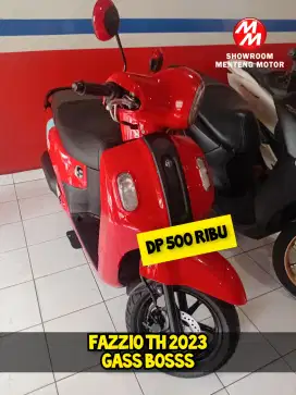 FAZZIO MERAH TH 2023, PROMO DP CUMA 500 RIBU