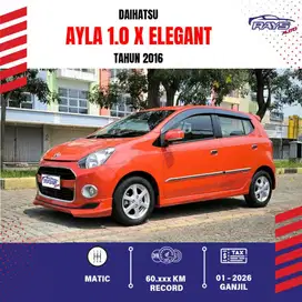 [KM 65rb] Dp 15 jt Daihatsu Ayla 1.0 X Elegant Matic Tahun 2016