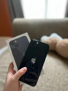 Iphone 13 128gb all operator mulusss warna  midnight