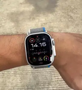 Apple Watch Ultra seri 1 49mm Titanium Blue/ Gray Trail Loop M/L iBox
