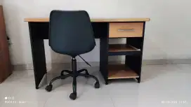 Meja + Kursi 1 set (kantor/belajar)