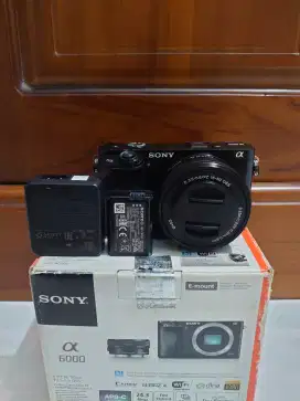 SONY a6000 kit FULLSET SC 5rb MINIM!! NEGO!!