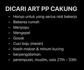 DI CARI ART PP CAKUNG JAKTIM