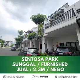 Rumah mewah full perabot komplek sentosa park sunggal kota medan