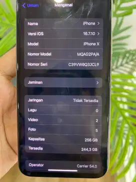 Iphone X 256 Ibox