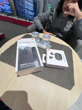 REDMI NOTE 14 8/256GB FREE BUDS 6 PLAY BERLAKU TIDAK DISEMUA TOKO