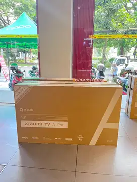 XIAOMI GOOGLE TV 43inch A Pro 4K QLED 2025 TERBARU CICILAN HANYA KTP