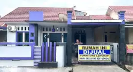 Rumah di jual dekat Bandara, lengkap isi dan furniture
