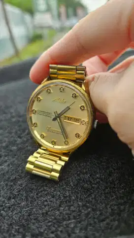 Jual Jam Tangan Mido Commander Datoday Chronometer Vintage Gold