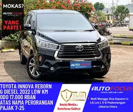 Tdp60JT Toyota Kijang Innova Reborn 2.4 G AT diesel 2022 Low Km 17rb