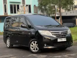 NISSAN SERENA X AT 2014 HITAM. MPV SLIDINGDOOR NYAMAN DIKELASNYA