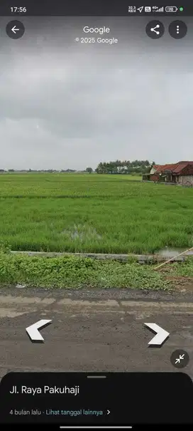 Di jual tanah jalan raya pakuhaji depan pom bensin