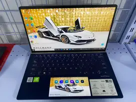 Laptop Asus zenbook core i7 gen10 ram 16gb ssd 512gb vga nvdia mx250