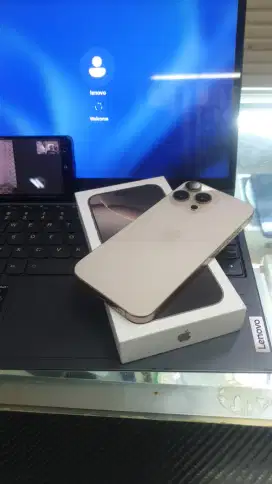 Iphone 16 pro max 1tb desert dual sim+paktur pajak resmi. Mulus bh100