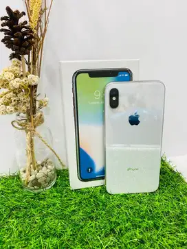 Iphone X 64Gb Silver Fullset all operator ex inter