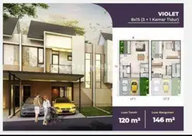 Dijual Rumah Milenial Cluster Dallas Uk 8x15 Badan Pik2
