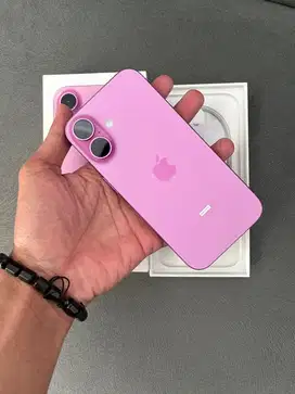 Iphone 16 128 iBox sebulan pakai Pink