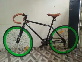 Dijual sepeda fixie 700C exotic evergreen