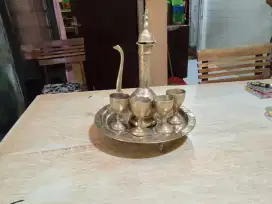 TEA SET KUNINGAN