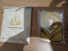 Logam mulia emas antam hartadinata 1 gram