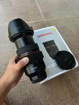 lensa samyang 24-70 f2.8 sony E-mount murah aja lg BU