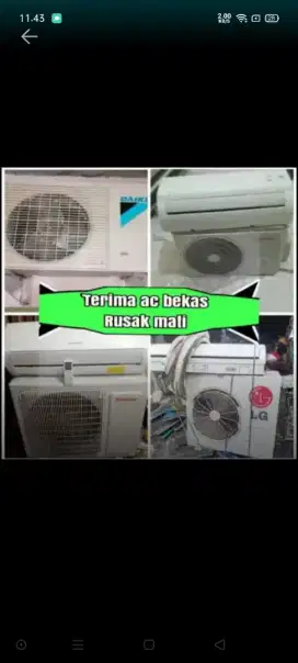 TERIMA AC BEKAS