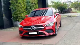 km 16 ribuan mercedes benz mercy cla200 amg line 2019 merah