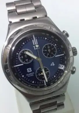 Vintage Swatch irony chronograph miLitary ALL originaL