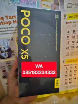Poco X5 5G 8/256GB Hitam Garansi Resmi New BNIB