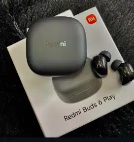 New Redmi Buds 6 Play, Pengurangan kebisingan AI Baterai Than Lama,
