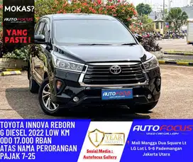 Toyota Kijang Innova Reborn 2.4 G AT diesel 2022 Hitam Tgn pertama